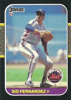 1987 Donruss #323 Sid Fernandez Front