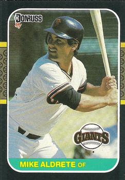 1987 Donruss #450 Mike Aldrete Front