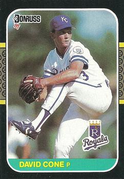 1987 Donruss #502 David Cone Front