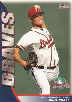 2003 Choice Richmond Braves #23 Andy Pratt Front