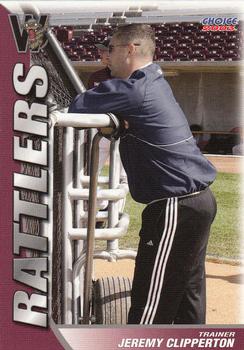 2003 Choice Wisconsin Timber Rattlers #30 Jeremy Clipperton Front
