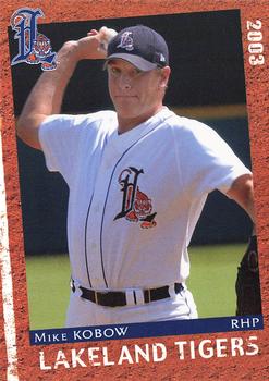 2003 Grandstand Lakeland Tigers #NNO Mike Kobow Front