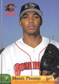 2003 MultiAd Capital City Bombers #21 Miguel Pinango Front