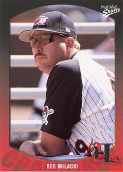 2003 MultiAd Hickory Crawdads #29 Bob Milacki Front