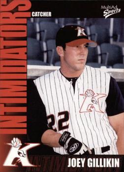 2003 MultiAd Kannapolis Intimidators #16 Joey Gillikin Front