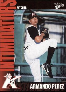 2003 MultiAd Kannapolis Intimidators #26 Armando Perez Front