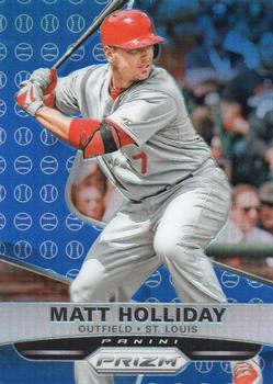 2015 Panini Prizm - Blue Baseball Prizms #113 Matt Holliday Front