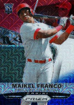 2015 Panini Prizm - Red/White/Blue Mojo Prizms #178 Maikel Franco Front