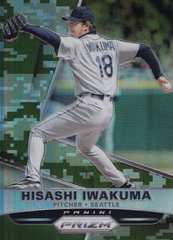 2015 Panini Prizm - Camo Prizms #75 Hisashi Iwakuma Front