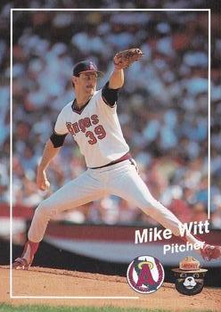 1988 California Angels Smokey #4 Mike Witt Front