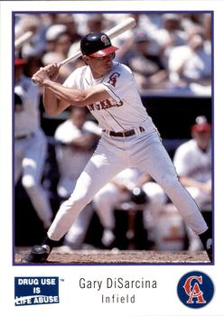 1993 California Angels Police #17 Gary DiSarcina Front