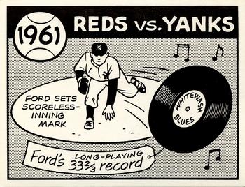 1967 Laughlin World Series #58 1961 Reds vs Yanks Front