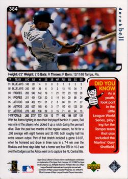 1998 Collector's Choice #384 Derek Bell Back