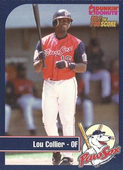 2003 Dunkin' Donuts Pawtucket Red Sox #NNO Lou Collier Front