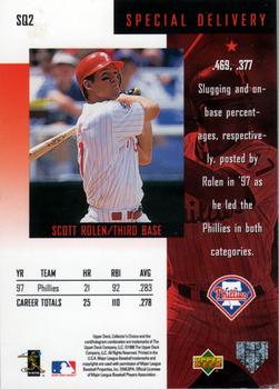 1998 Collector's Choice - StarQuest #SQ2 Scott Rolen Back