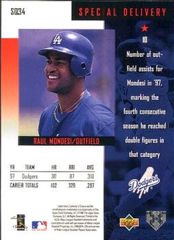 1998 Collector's Choice - StarQuest #SQ34 Raul Mondesi Back