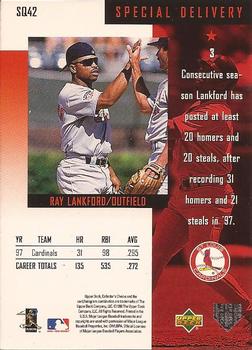 1998 Collector's Choice - StarQuest #SQ42 Ray Lankford Back