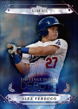 2015 Topps Pro Debut - Distinguished Debuts #DD-24 Alex Verdugo Front