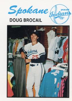 1986 University City Spokane Indians #NNO Doug Brocail Front