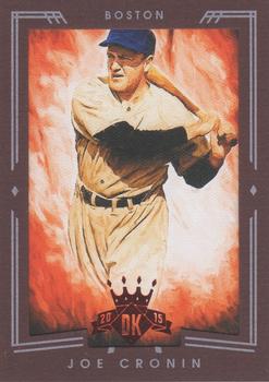 2015 Panini Diamond Kings - Framed Red #71 Joe Cronin Front