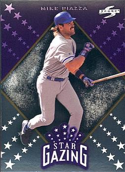 1998 Score Rookie & Traded - Star Gazing #6 Mike Piazza Front