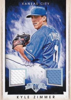2015 Panini Diamond Kings - DK Silver Materials #218 Kyle Zimmer Front