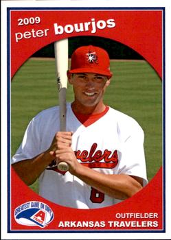 2009 Grandstand Arkansas Travelers #NNO Peter Bourjos Front