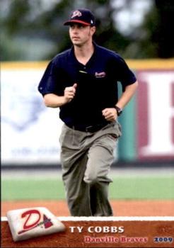 2009 Grandstand Danville Braves #NNO Ty Cobbs Front