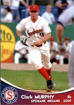 2009 Grandstand Spokane Indians #NNO Clark Murphy Front