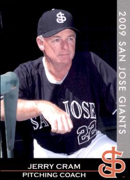 2009 Grandstand San Jose Giants #9 Jerry Cram Front