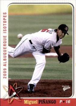 2009 MultiAd Albuquerque Isotopes #26 Miguel Piñango Front