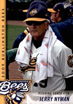 2009 MultiAd Burlington Bees #2 Gerry Nyman Front