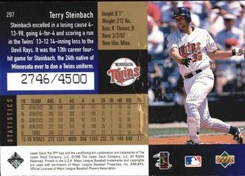 1998 SPx Finite - Radiance #297 Terry Steinbach Back