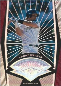 1998 SPx Finite - Spectrum #33 Larry Walker Front