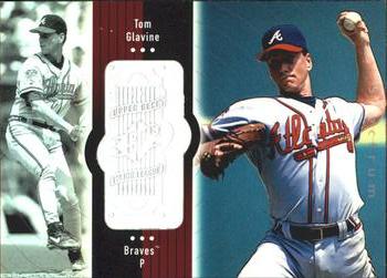 1998 SPx Finite - Spectrum #57 Tom Glavine Front