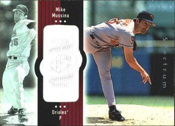 1998 SPx Finite - Spectrum #63 Mike Mussina Front