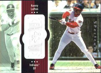 1998 SPx Finite - Spectrum #75 Kenny Lofton Front