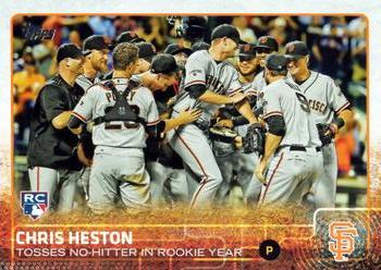 2015 Topps Update #US321 Chris Heston Front