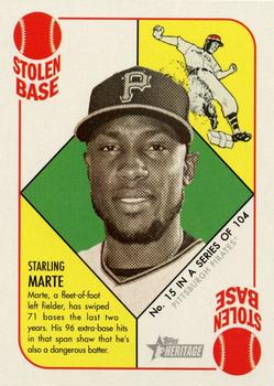 2015 Topps Heritage '51 #15 Starling Marte Front