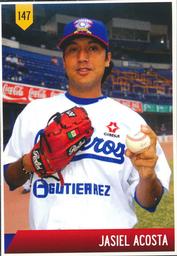 2015 Album Oficial Acereros de Monclova: 1974-2015 #147 Jasiel Acosta Front