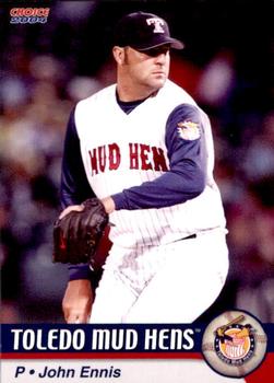 2004 Choice Toledo Mud Hens #9 John Ennis Front