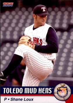 2004 Choice Toledo Mud Hens #14 Shane Loux Front