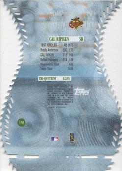 1998 Stadium Club - Triumvirate Luminescent #T5B Cal Ripken Back