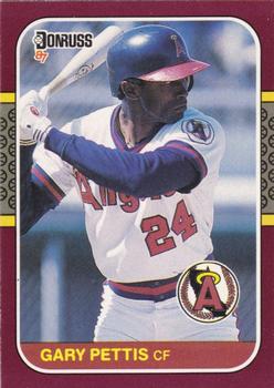 1987 Donruss Opening Day #10 Gary Pettis Front