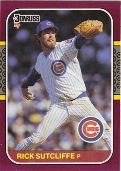 1987 Donruss Opening Day #69 Rick Sutcliffe Front