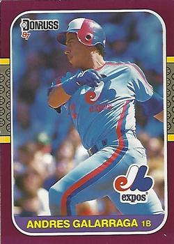 1987 Donruss Opening Day #90 Andres Galarraga Front