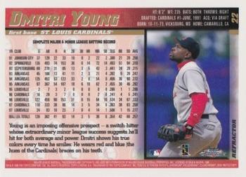 1998 Topps Chrome - Refractors #22 Dmitri Young Back