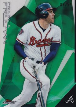 2015 Finest - Green Refractor #51 Freddie Freeman Front