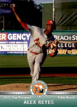 2015 Grandstand Florida State League Top Prospects #NNO Alex Reyes Front