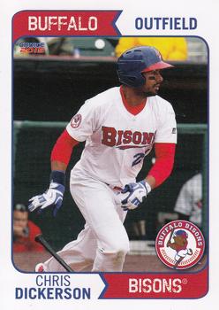 2015 Choice Buffalo Bisons #9 Chris Dickerson Front